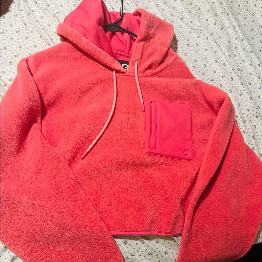 UGG Pink Fleece Hoodie